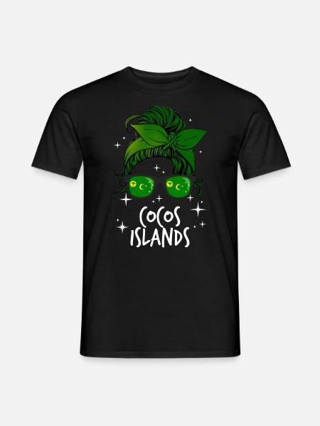 Îles Cocos - T-shirt homme - noir