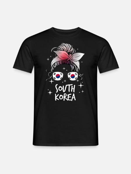 South Korea - Men's T-Shirt - black
