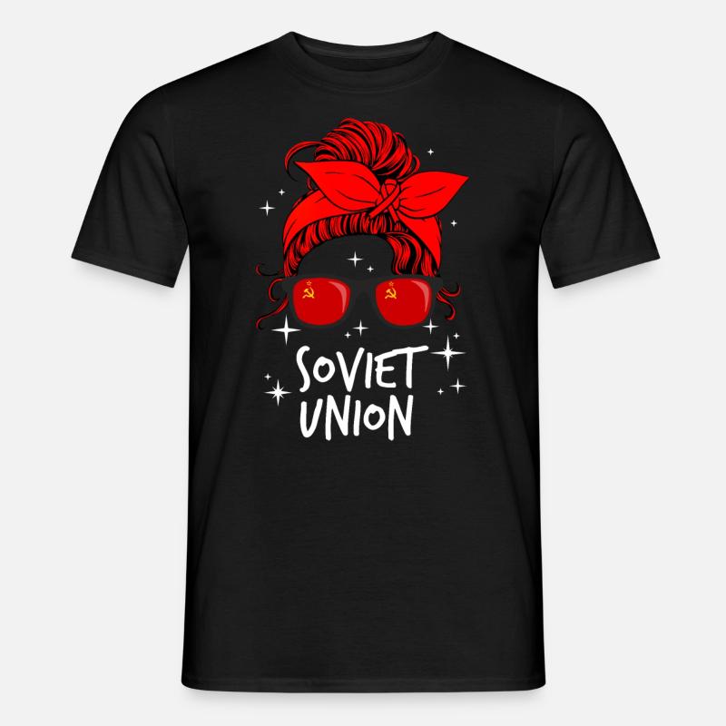Sowjetunion - Männer T-Shirt - Schwarz