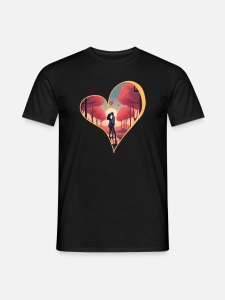 Amour et unité - T-shirt homme - noir