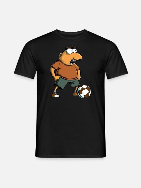 Football Mole - Men's T-Shirt - black