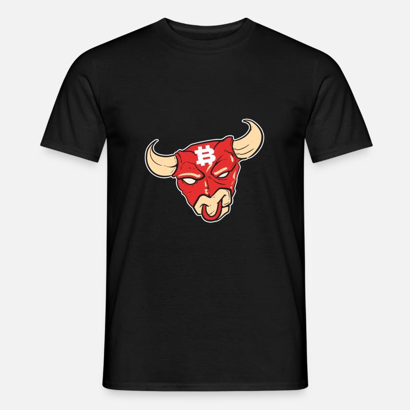 Bitcoin - Männer T-Shirt - Schwarz