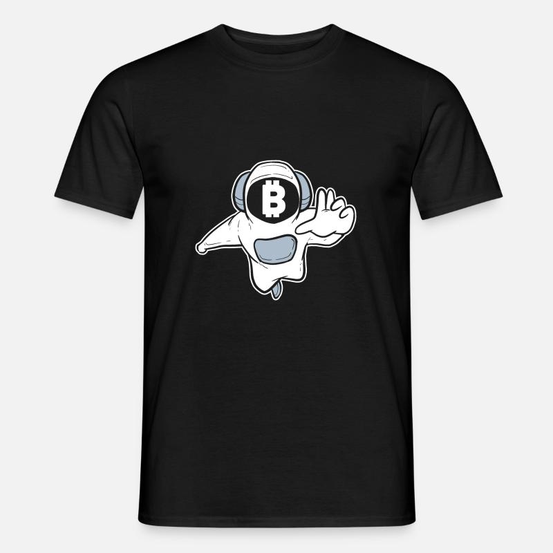 Bitcoin - Männer T-Shirt - Schwarz