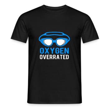 Schwimmen Schwimmer Schwimmbad Schwimmlehrer - Männer T-Shirt - Schwarz - Vorne - AI Model Male 178 light (178cm)
