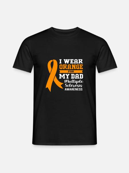 Multiple Sclerosis MS - Men's T-Shirt - black