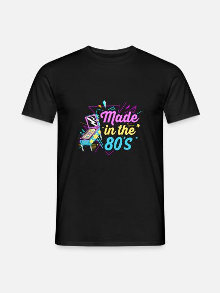 Flipper Pinball - Männer T-Shirt - Schwarz