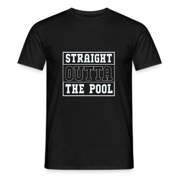 Swimming Swimmers Swimming Pool Swimming Instructors - Men's T-Shirt - black - Front - AI Model Male 178 light (178cm)