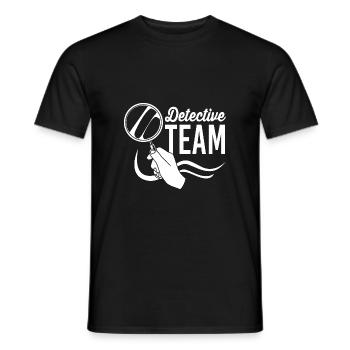 Détective - T-shirt homme - noir - Devant - AI Model Male 178 light (178cm)