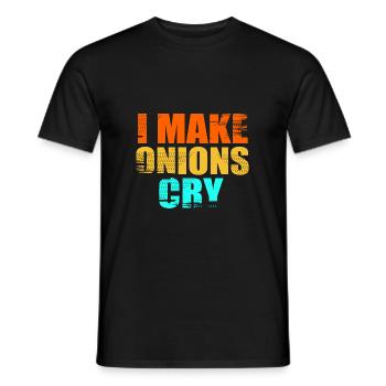 Oignon - T-shirt homme - noir - Devant - AI Model Male 178 light (178cm)