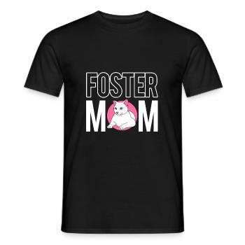Katzenrettung Tierrechte Tierrettung Tierheim - Männer T-Shirt - Schwarz - Vorne - AI Model Male 178 light (178cm)