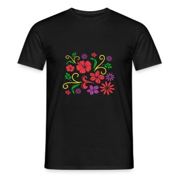 Botaniker - Männer T-Shirt - Schwarz - Vorne - AI Model Male 178 light (178cm)