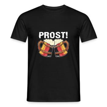 L’Allemagne s’acclame - T-shirt homme - noir - Devant - AI Model Male 178 light (178cm)