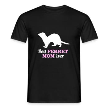 Furet - T-shirt homme - noir - Devant - AI Model Male 178 light (178cm)