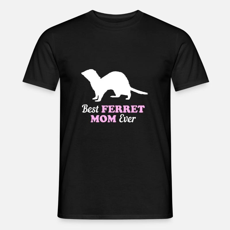Frettchen - Männer T-Shirt - Schwarz