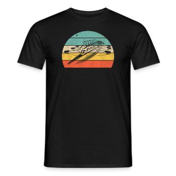 Rowing Club Team Spirit – Rowing Athletes - Men's T-Shirt - black - Front - AI Model Male 178 light (178cm)