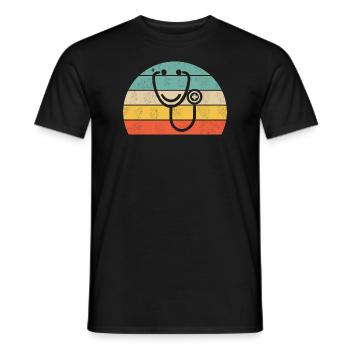 Krankenschwester Krankenhaus Shirt - Männer T-Shirt - Schwarz - Vorne - AI Model Male 178 light (178cm)
