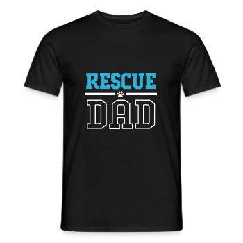 Katzenrettung Tierrechte Tierrettung Tierheim - Männer T-Shirt - Schwarz - Vorne - AI Model Male 178 light (178cm)