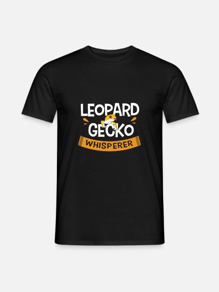Leopard Gecko - Men's T-Shirt - black