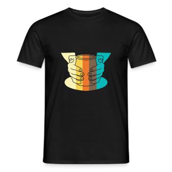 Töpferei - Männer T-Shirt - Schwarz - Vorne - AI Model Male 178 light (178cm)