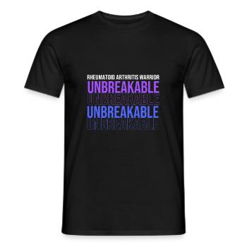 Rheumatism Arthritis - Men's T-Shirt - black - Front - AI Model Male 178 light (178cm)