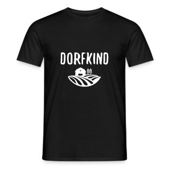 Dorfkind vom Dorf Landleben - Männer T-Shirt - Schwarz - Vorne - AI Model Male 178 light (178cm)