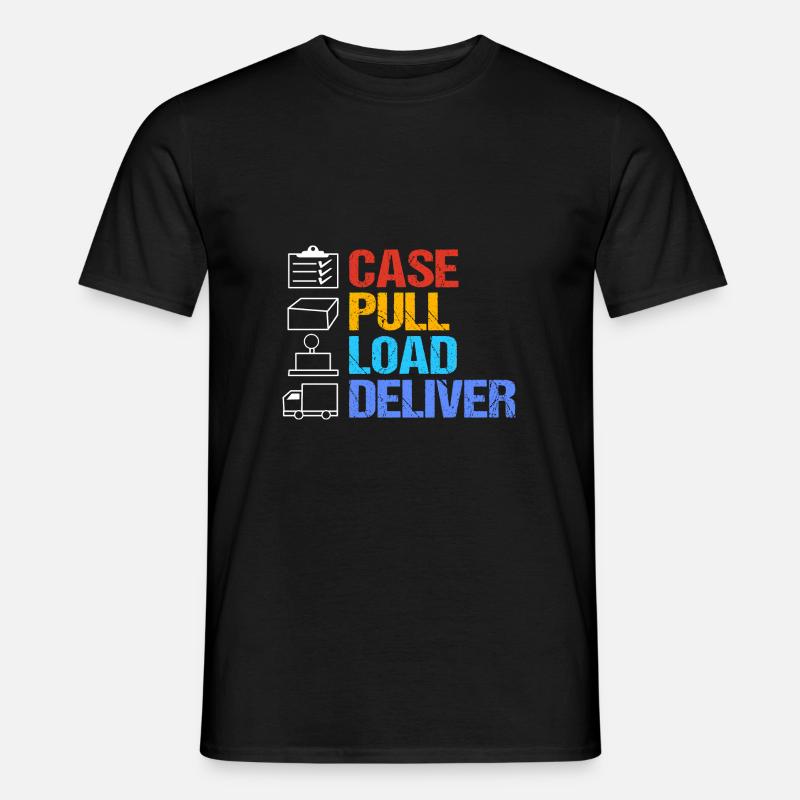 Postbote - Männer T-Shirt - Schwarz