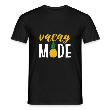 Pineapple - Men's T-Shirt - black - Front - AI Model Male 178 light (178cm)