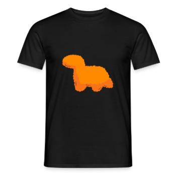 Chicken Nuggets - Men's T-Shirt - black - Front - AI Model Male 178 light (178cm)