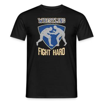 Wrestling - Männer T-Shirt - Schwarz - Vorne - AI Model Male 178 light (178cm)