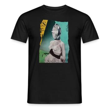 Magic Tab - Männer T-Shirt - Schwarz - Vorne - AI Model Male 178 light (178cm)