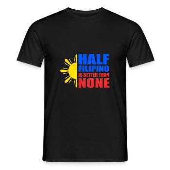 Filipino Philippines - Men's T-Shirt - black - Front - AI Model Male 178 light (178cm)