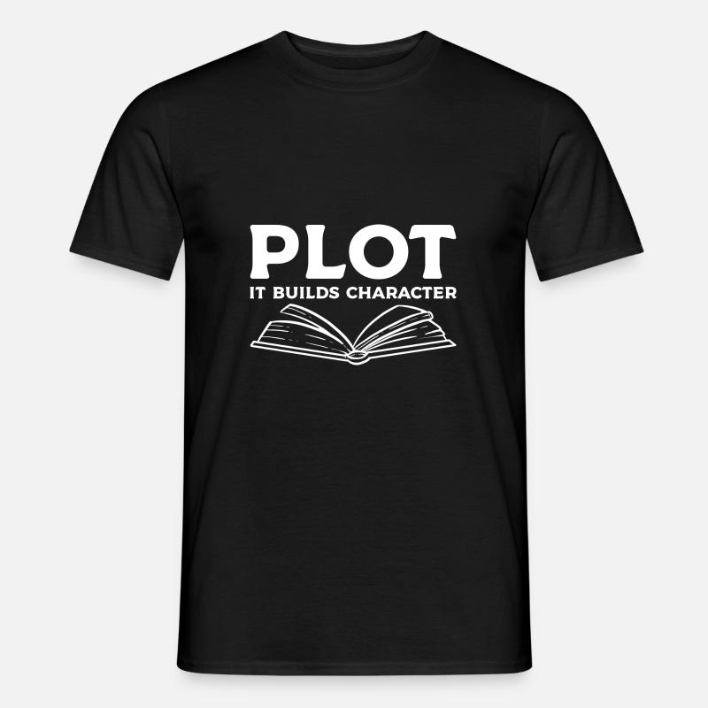 Autor - Männer T-Shirt - Schwarz