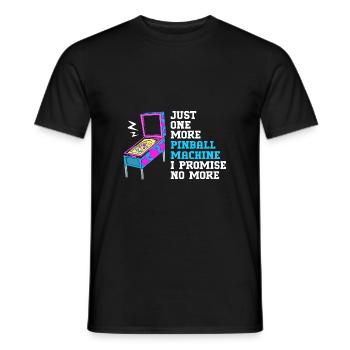 Flipper Boîte de flipper - T-shirt homme - noir - Devant - AI Model Male 178 light (178cm)