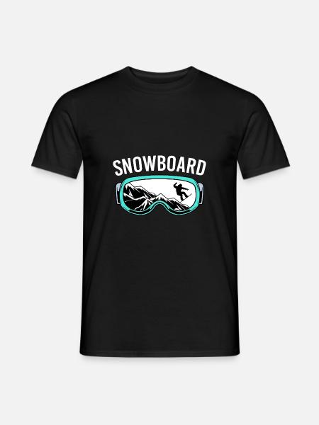 Snowboard Snowboarding Snowboard Holidays Snowboarders - Men's T-Shirt - black