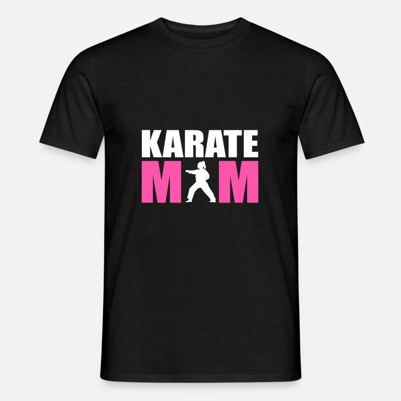 Karate Selbstverteidigung Kampfsport - Männer T-Shirt - Schwarz