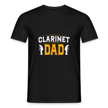 Clarinette - T-shirt homme - noir - Devant - AI Model Male 178 light (178cm)