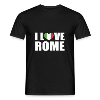 Italien Rom - Männer T-Shirt - Schwarz - Vorne - AI Model Male 178 light (178cm)