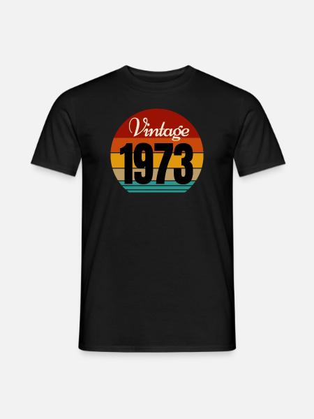 millésime 1973 - T-shirt homme - noir