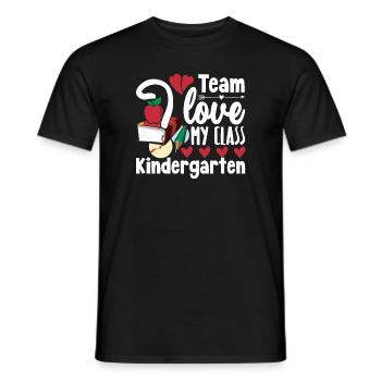 Kindergarten Teacher Team Kindergarten Teacher - Men's T-Shirt - black - Front - AI Model Male 178 light (178cm)