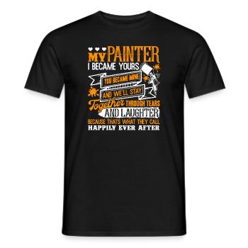Painter My Painter - Men's T-Shirt - black - Front - AI Model Male 178 light (178cm)