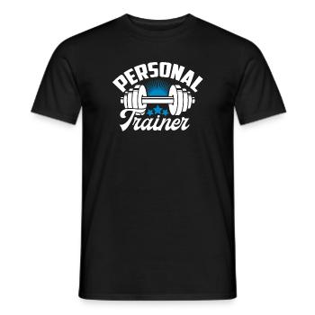 Personal Trainer Personal Trainer Funny - Men's T-Shirt - black - Front - AI Model Male 178 light (178cm)