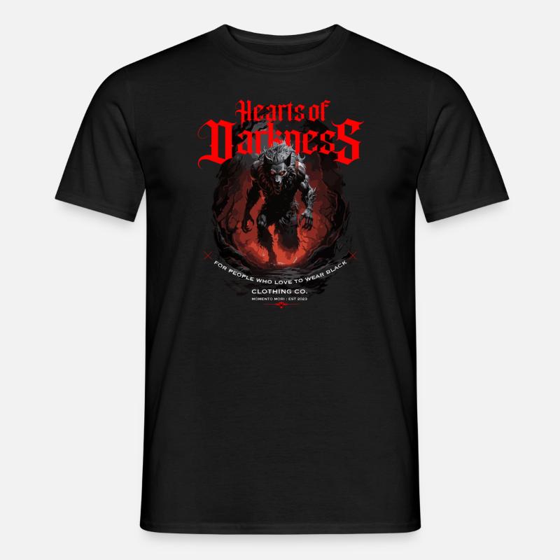 HOD - Howling - Männer T-Shirt - Schwarz
