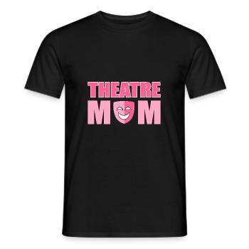 Theater Mama Mutter - Männer T-Shirt - Schwarz - Vorne - AI Model Male 178 light (178cm)