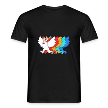 Papillon de nuit - T-shirt homme - noir - Devant - AI Model Male 178 light (178cm)
