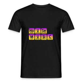 Rave Raver Techno music Techno bass Mischpult - Männer T-Shirt - Schwarz - Vorne - AI Model Male 178 light (178cm)