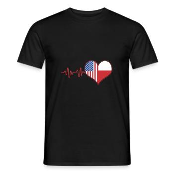 Polen Polnisch - Männer T-Shirt - Schwarz - Vorne - AI Model Male 178 light (178cm)