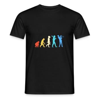 Trombone - T-shirt homme - noir - Devant - AI Model Male 178 light (178cm)