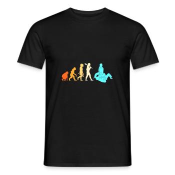 Jiu Jitsu Self Defense - Men's T-Shirt - black - Front - AI Model Male 178 light (178cm)
