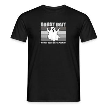 Ghost Bait Lustige Geisterjagd-Superkraft für - Männer T-Shirt - Schwarz - Vorne - AI Model Male 178 light (178cm)