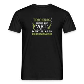 Amener les arts martiaux à un nouveau niveau - T-shirt homme - noir - Devant - AI Model Male 178 light (178cm)